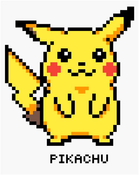 pikachu pixel art